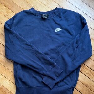Nike Men's Dark Blue Crewneck Sweater